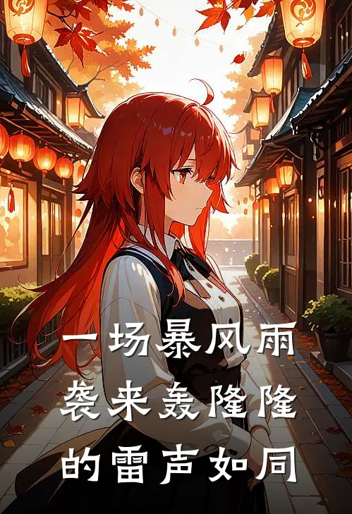 一场暴风雨袭来轰隆隆的雷声如同