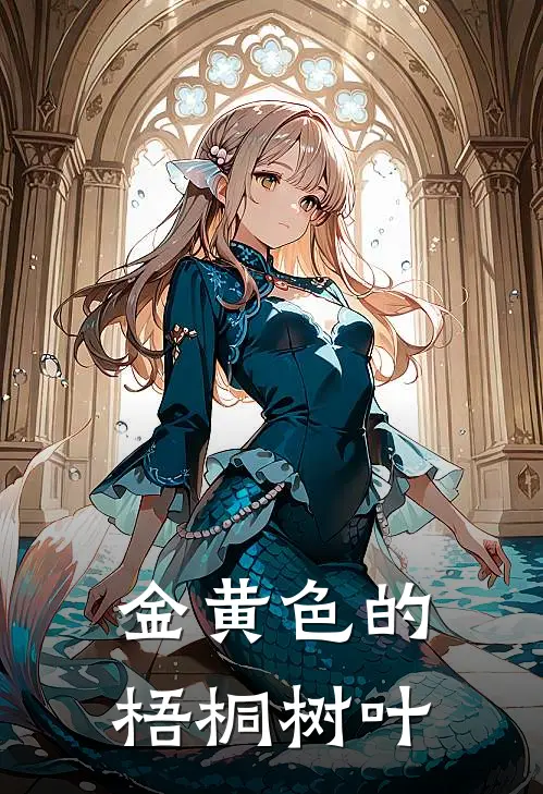 金黄色的梧桐树叶